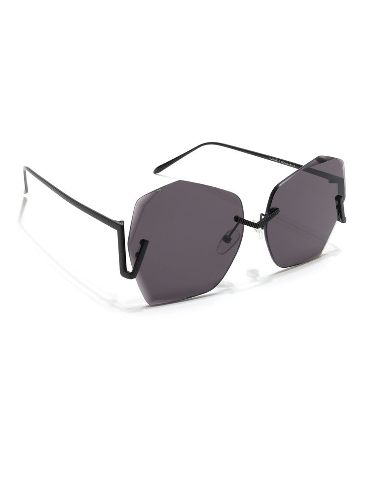 Voyage Women Over Size Sunglasses Black Lens with Black Frame (MG6430) (60)-picture-14