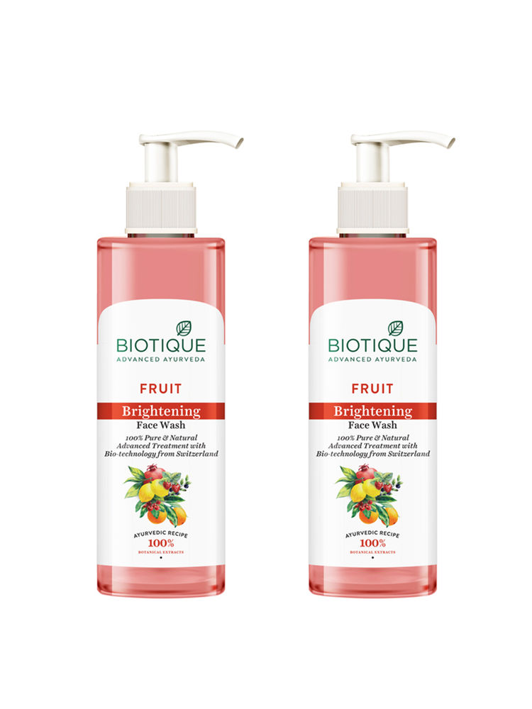 Biotique 100% Pure & Natural Fruit Brightening Face Wash (Pack Of 2)-picture-26
