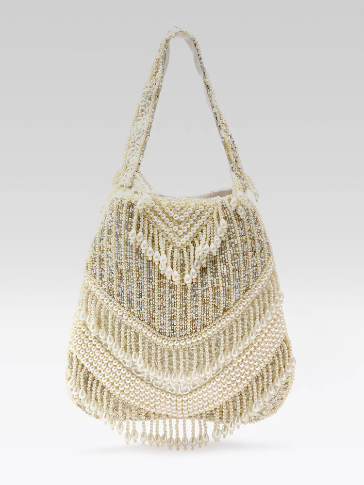 Fabbhue Womens Off White Hand Clutch Potli Bag-image-43