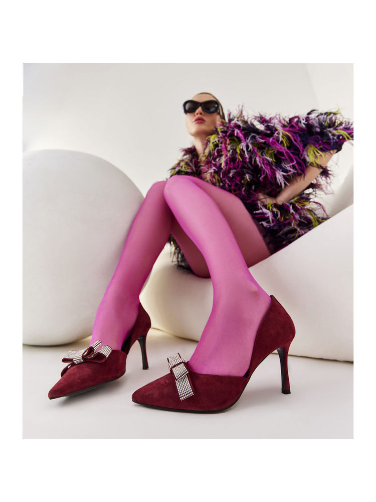Oroh Maroon Piacenza Heels-image-26