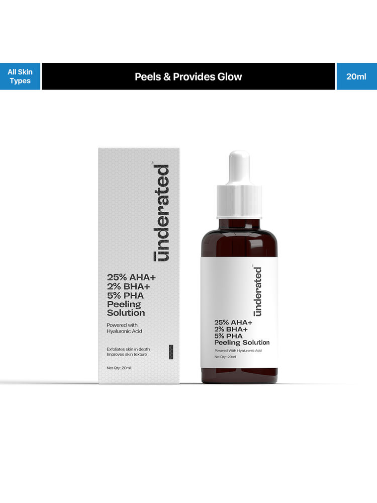 Underated 25% AHA+ 2% BHA+ 5% PHA Peeling Solution-picture-10
