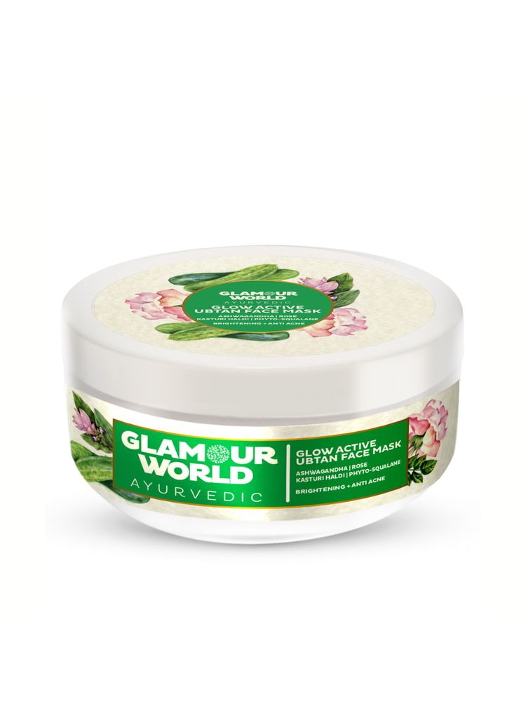 GLAMOUR WORLD AYURVEDIC Glow Active Ubtan Face Mask-picture-10