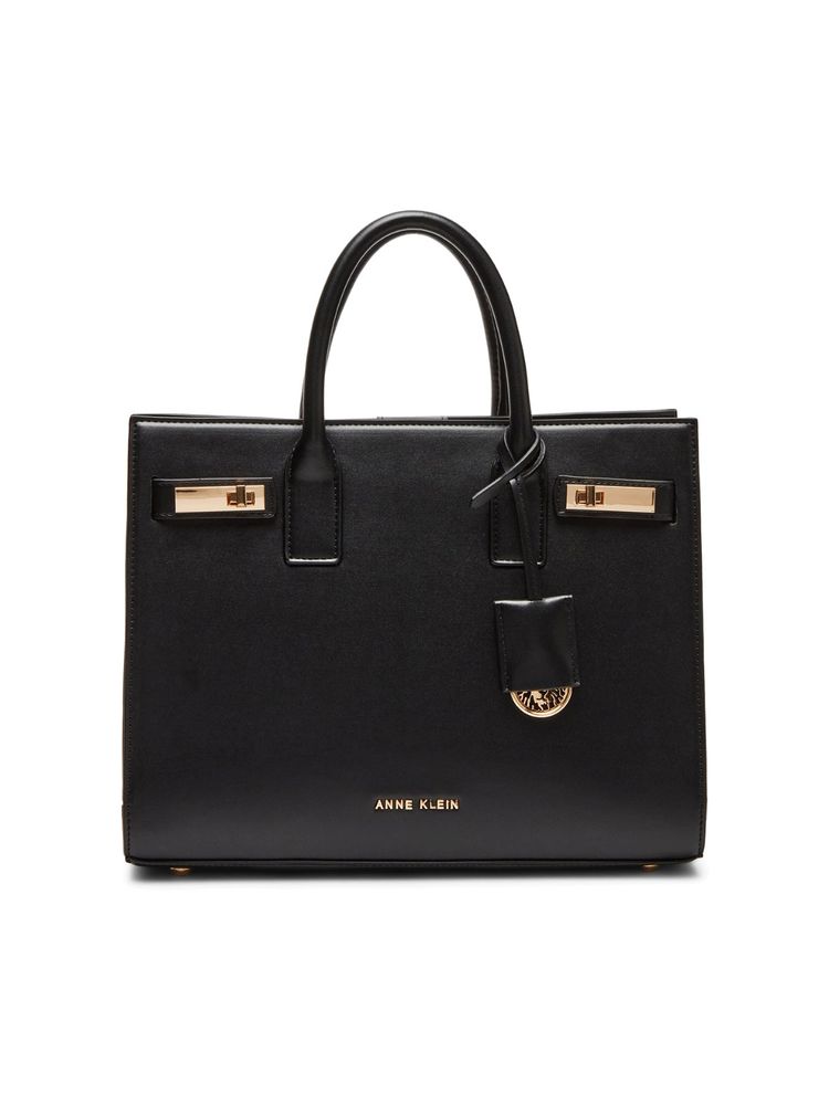 Anne Klein Satchel W/Detach. Strap and Double Turn Lock Detail-picture-11