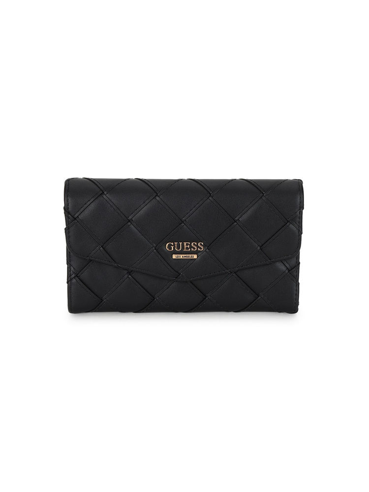 guess fashion Guess Women Black Textured Wallet-picture-19