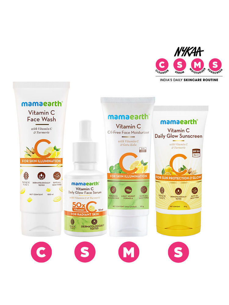 Mamaearth CSMS Vitamin C Daily Glow Summer Essential Combo-image-39