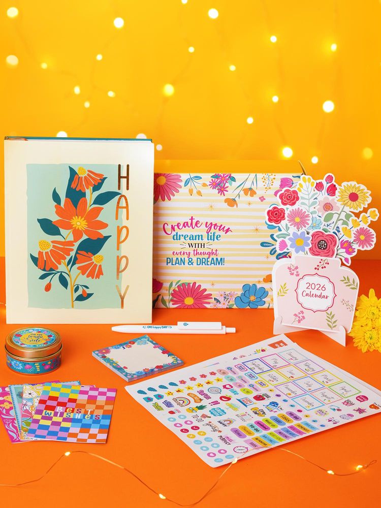 Doodle Collection B5 Dream Life Yearly Planner Gift Set-image-35