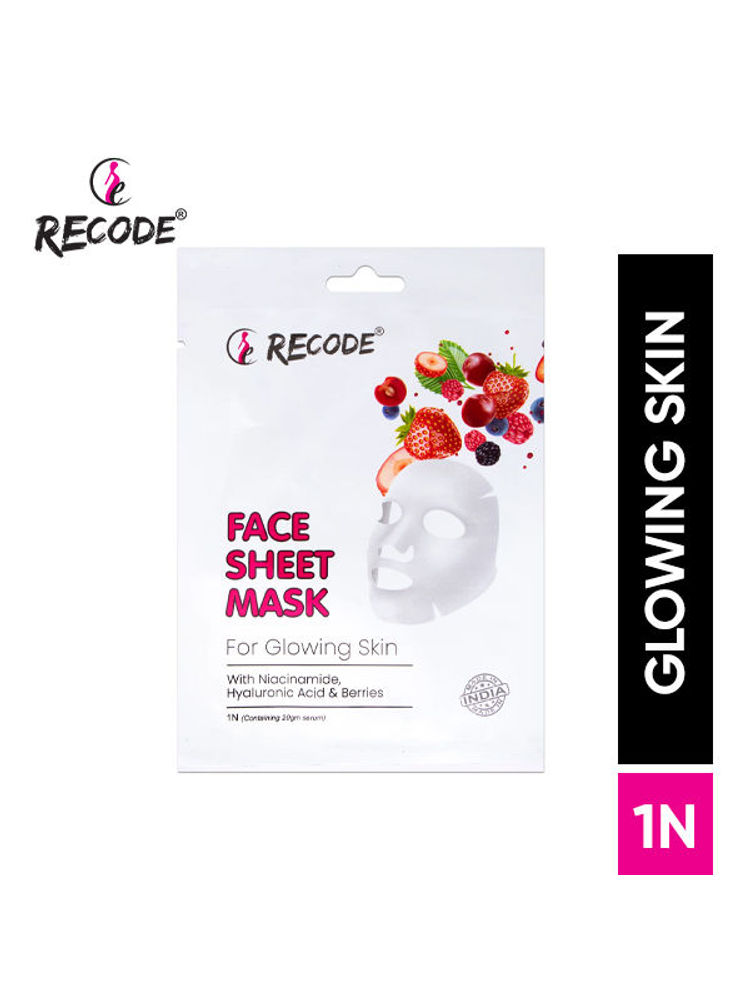 Recode Face Sheet Mask For Glowing & Brightened Skin-picture-12