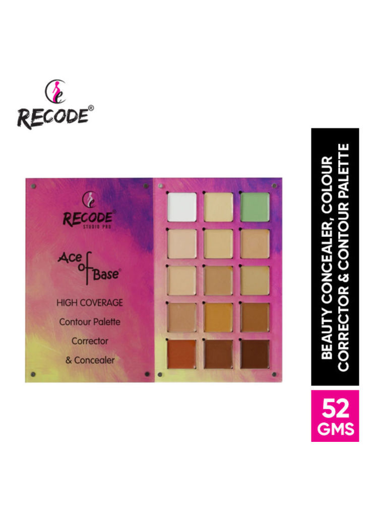 Recode Beauty Concealer, Colour Corrector & Contour Palette