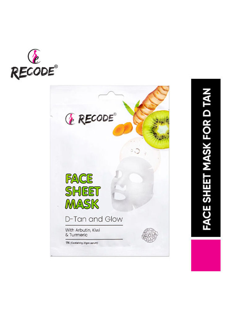 Recode D Tan And Glow Face Sheet Mask-picture-18