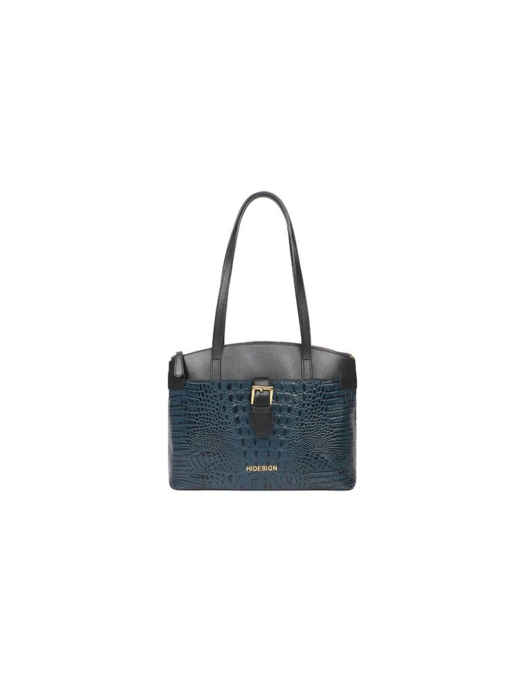 Hidesign Camila Sb 02 Women Tote Bags Navy Blue (L)-image-4