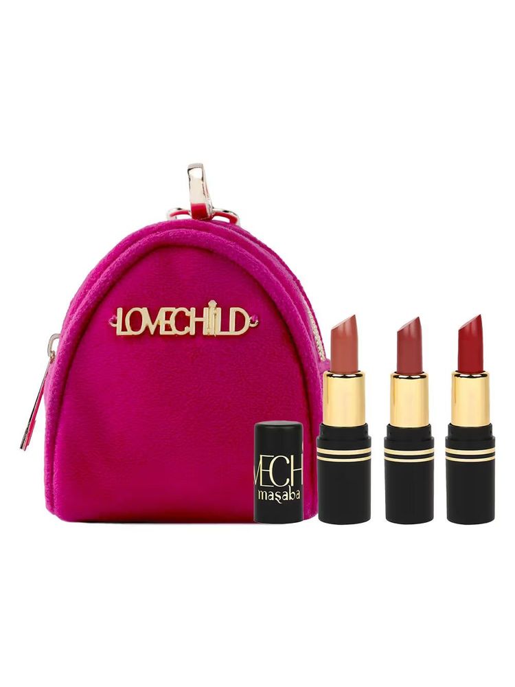 LoveChild Masaba Pocket Lipstick Buffet with Pouch Combo - 02-picture-26