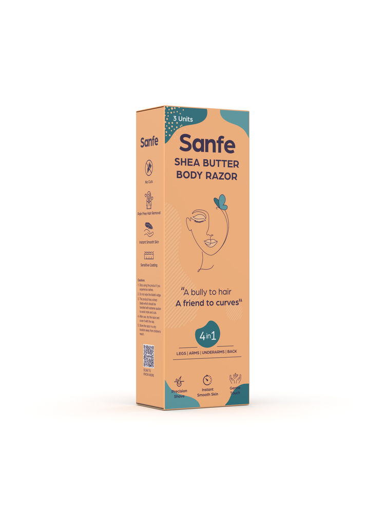 Sanfe Shea Butter Body Razor 4 in 1 for Women