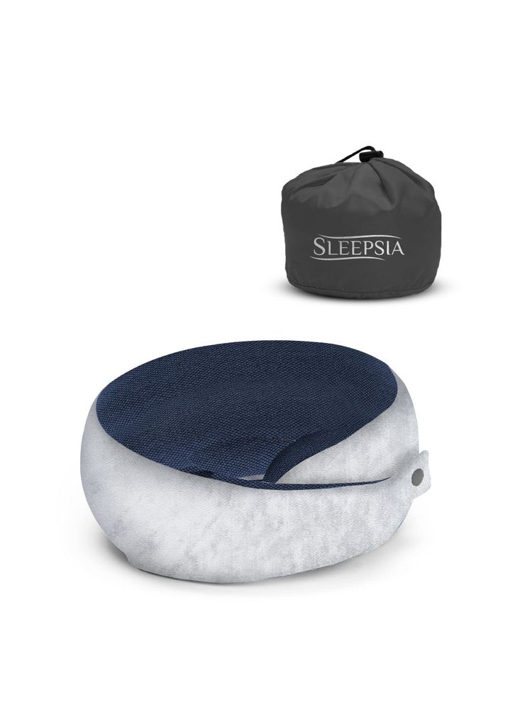 SLEEPSIA Neck Travel Memory Foam Pillow (Single)