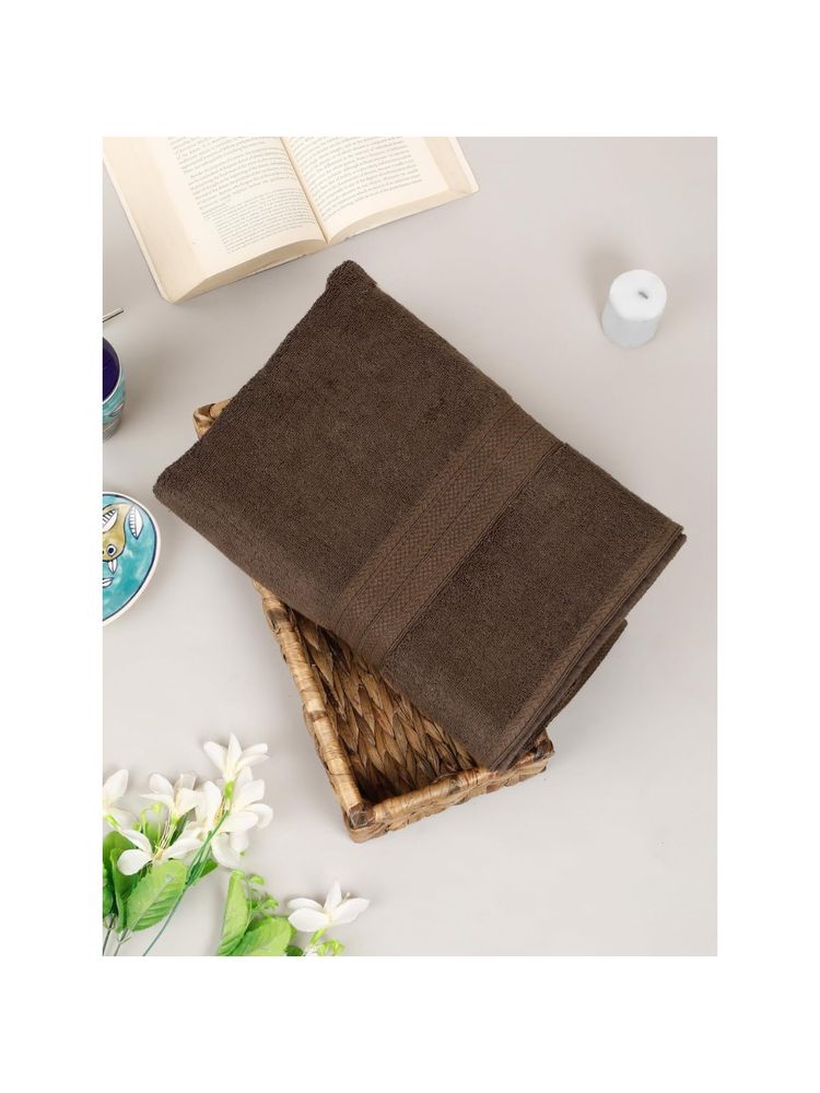 Creeva Classic Bath Towel 545 Gsm Brown-image-17