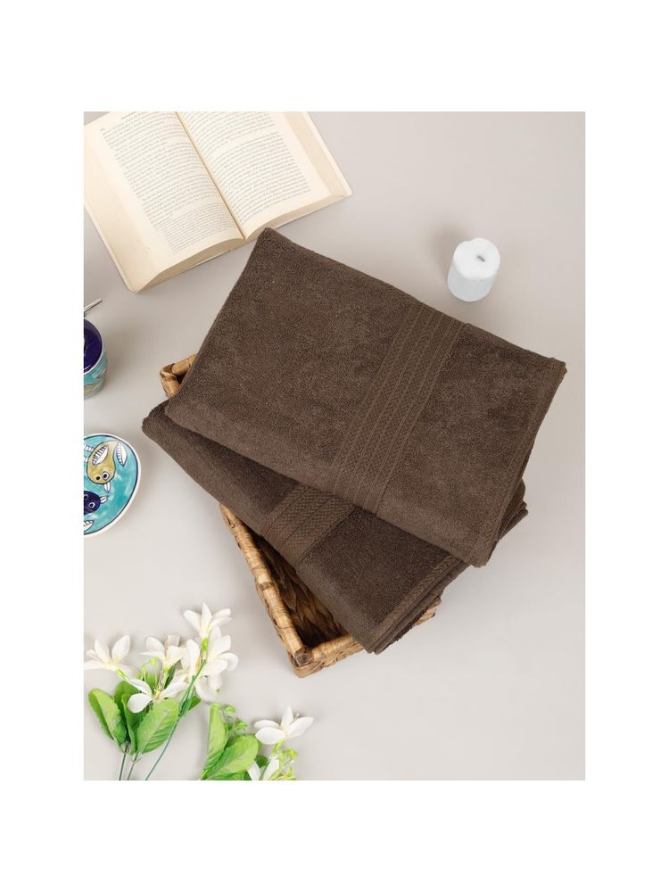 Creeva Classic Bath Towels Set of 2 Brown-image-19
