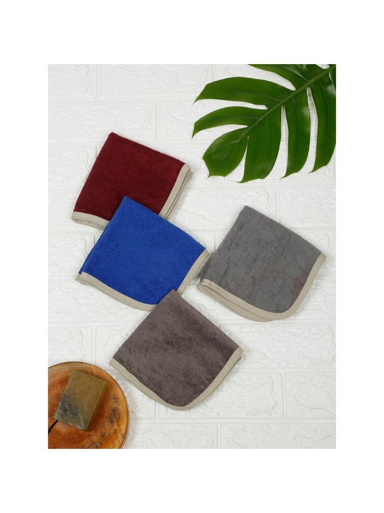 Creeva Luxury 30X30 Cm Face Towel Set of 4-picture-16