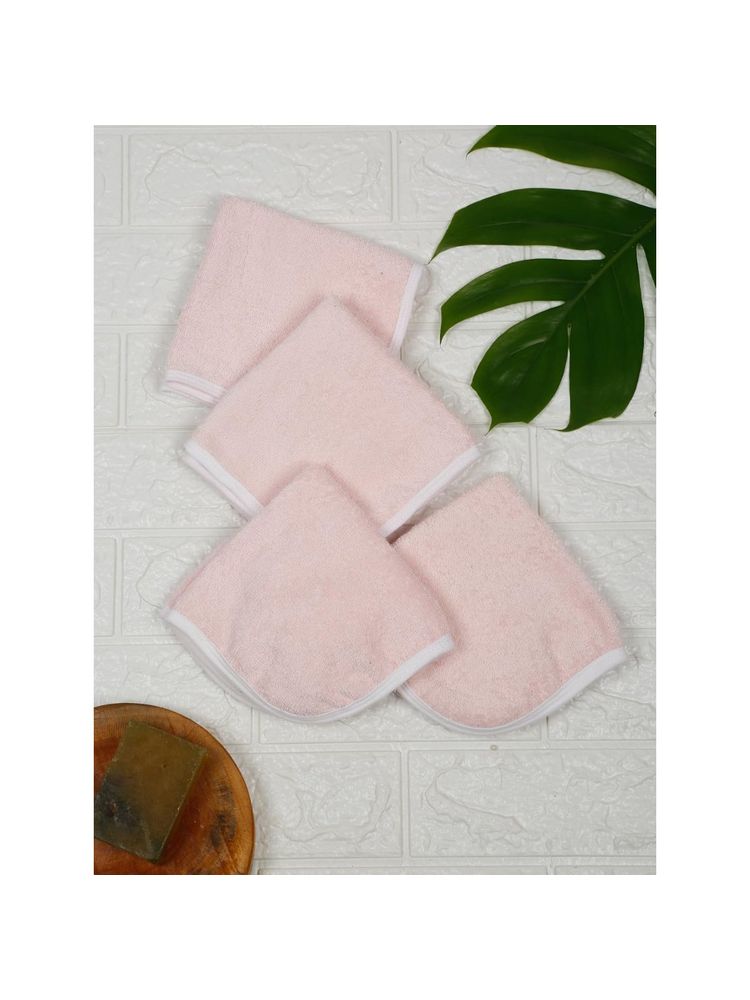 Creeva Luxury Face Towel Set 4 Pink