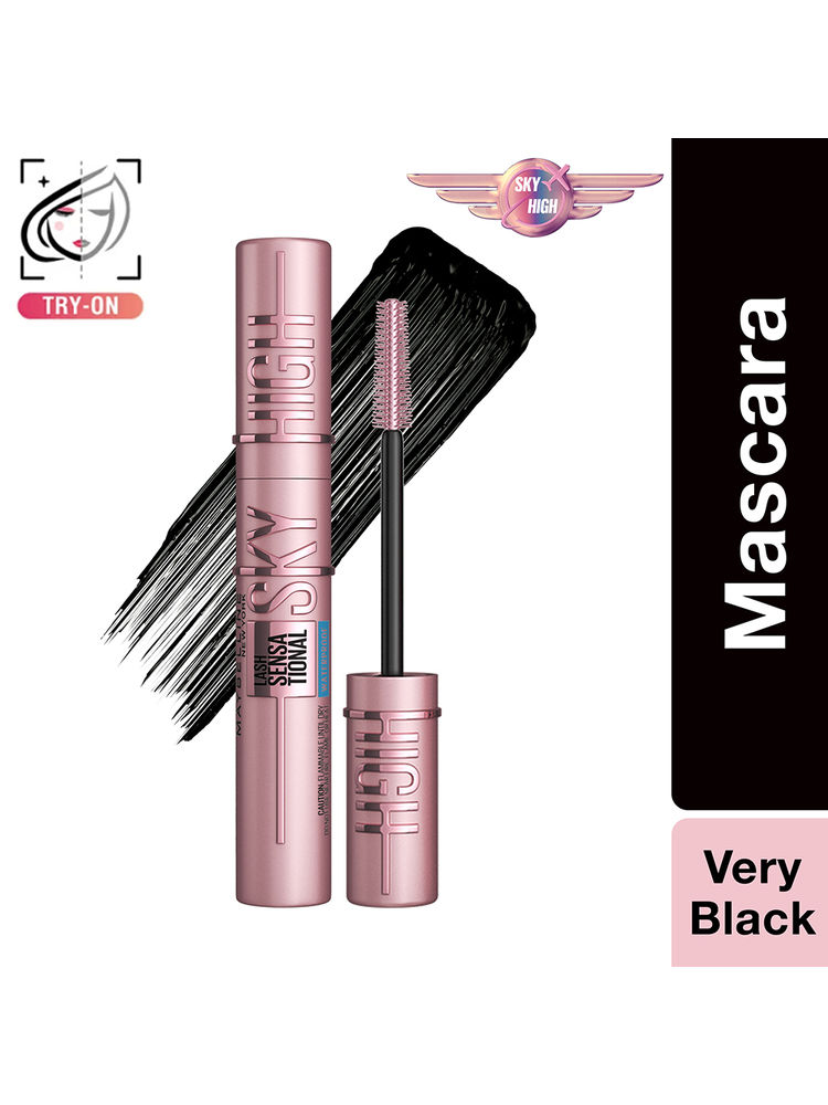 Maybelline New York Lash Sensational Sky High Mascara, 802 Very Black, Lengthening & Waterproof