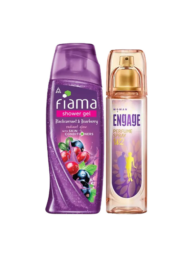 Engage Perfume and Fiama Shower Gel - Bath & Body Combo Offer
