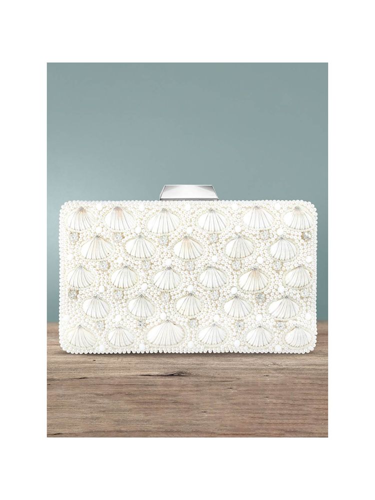 Peora Clutch Purses for Women Wedding Handmade Evening Handbags Party Bridal Clutch -C35W-image-31