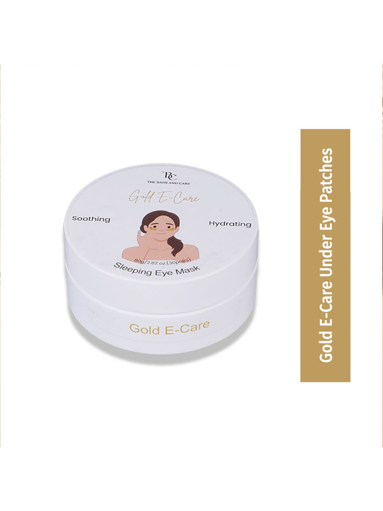 TBC - The Bath and Care Gold E-Care Gel Eye Mask Reduces Dark Circles Hydrating, Brightening