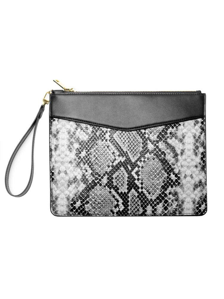 ABELARDO DE MODA Black Animal Print Leather 14 Inch Laptop Sleeve-picture-7