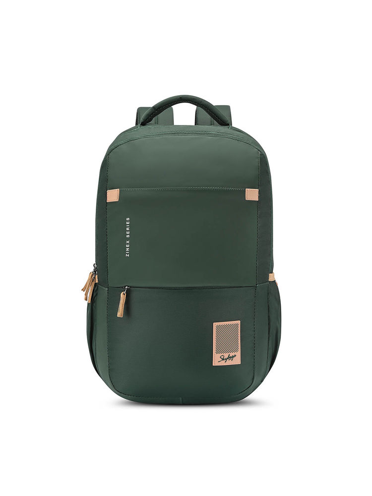 Skybags Zinex 01 30L Formal Laptop Backpack for Men & Women With Rain Cover(Green)-picture-28