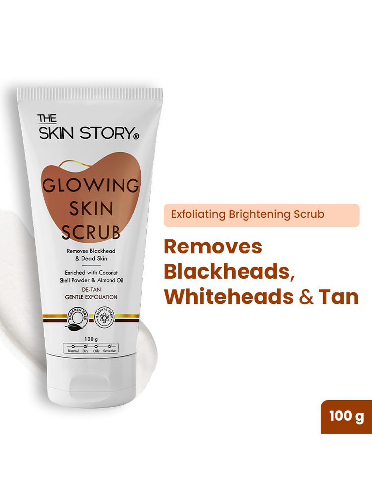 The Skin Story Gentle Detan Face Scrub Exfoliate Dead Skin Remove Blackheads Dark Spots Pigmentation-picture-23