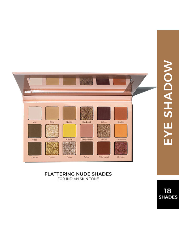 Praush Beauty Omni Nude Eyeshadow Palette With 18 Stunning Shades-image-26