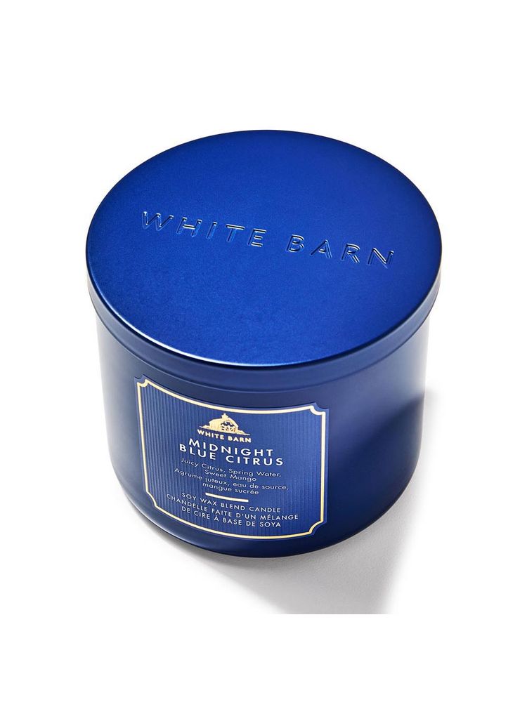 Bath & Body Works Midnight Blue Citrus 3-Wick Candle