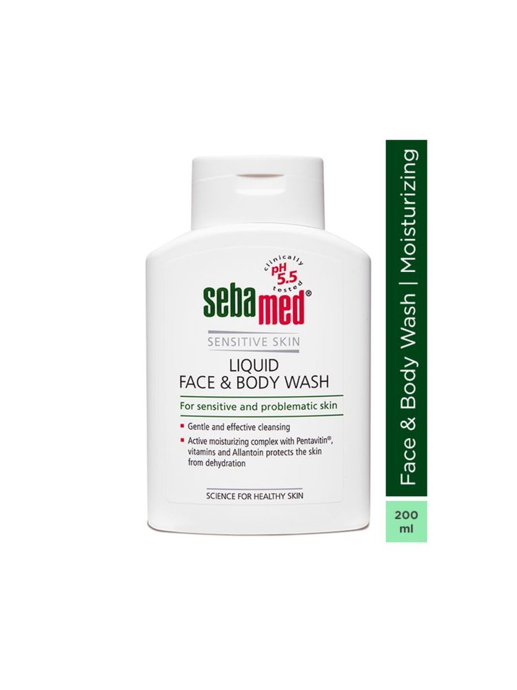 Sebamed Liquid Face & Body Wash, PH 5.5, Soap Free, Sensitive Skin, Active Moisturising Complex-picture-9