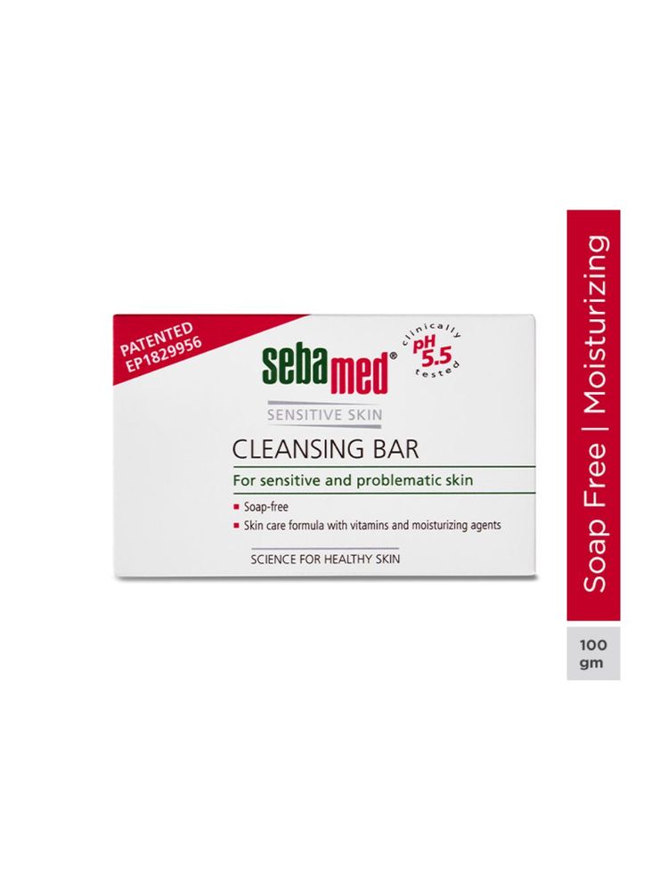 Sebamed Baby Cleansing Bar, PH 5.5, With Panthenol, No Tears & Soap Free Bar, For Delicate Skin