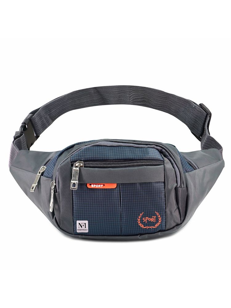 NFI Essentials Waist Bag Travel Handy Hiking Zip Camera Pouch Money Phone Belt Sport Bag - Navy Blue-picture-16