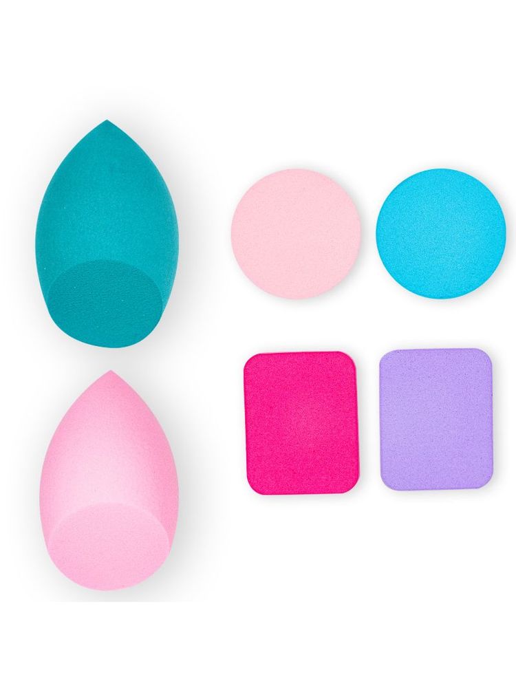 Beautiliss Beauty Blend Makeup Puff Applicator Sponge Set Of 6(Color May Vary)-picture-23