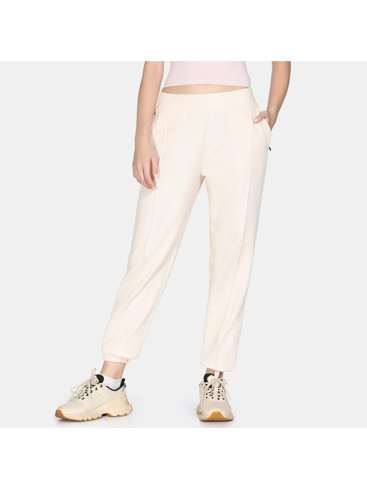 Zivame Knit Cotton Pyjama - Butter Cream-picture-16