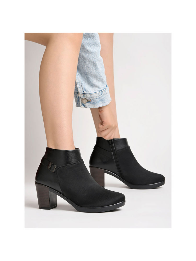 Shoetopia Smart Casual Black Boots