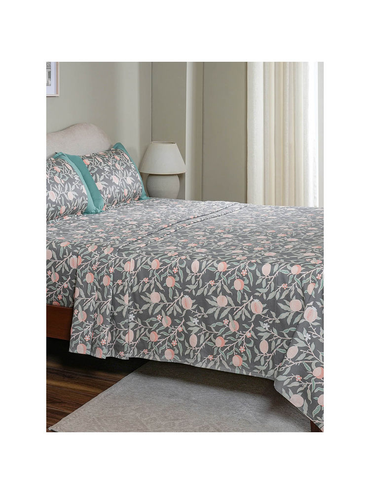 Maspar 100% Cotton Printed Bedsheet with 2 Pillow Covers-picture-26