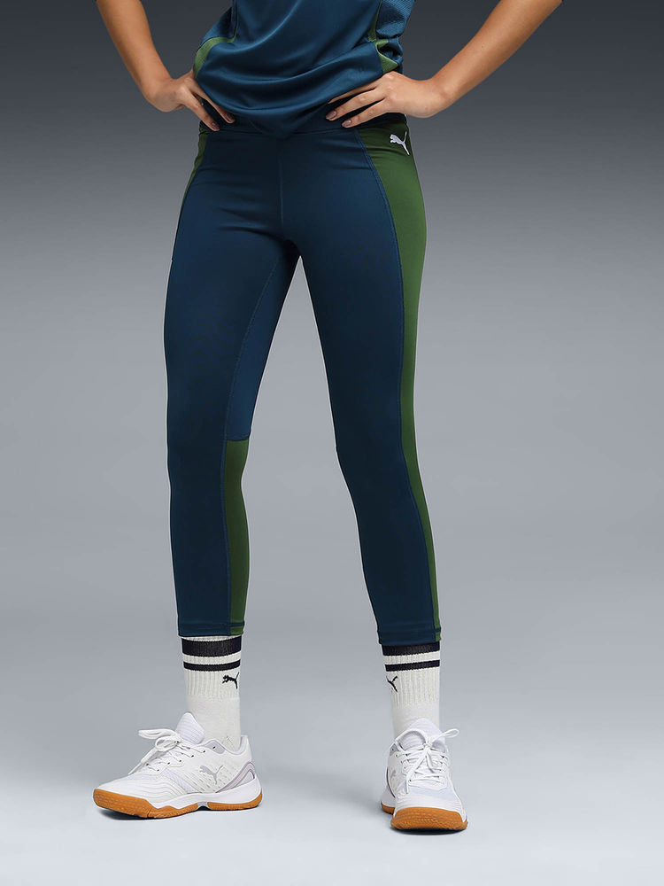 Puma Womens Navy Blue Colorblock Tights-picture-16