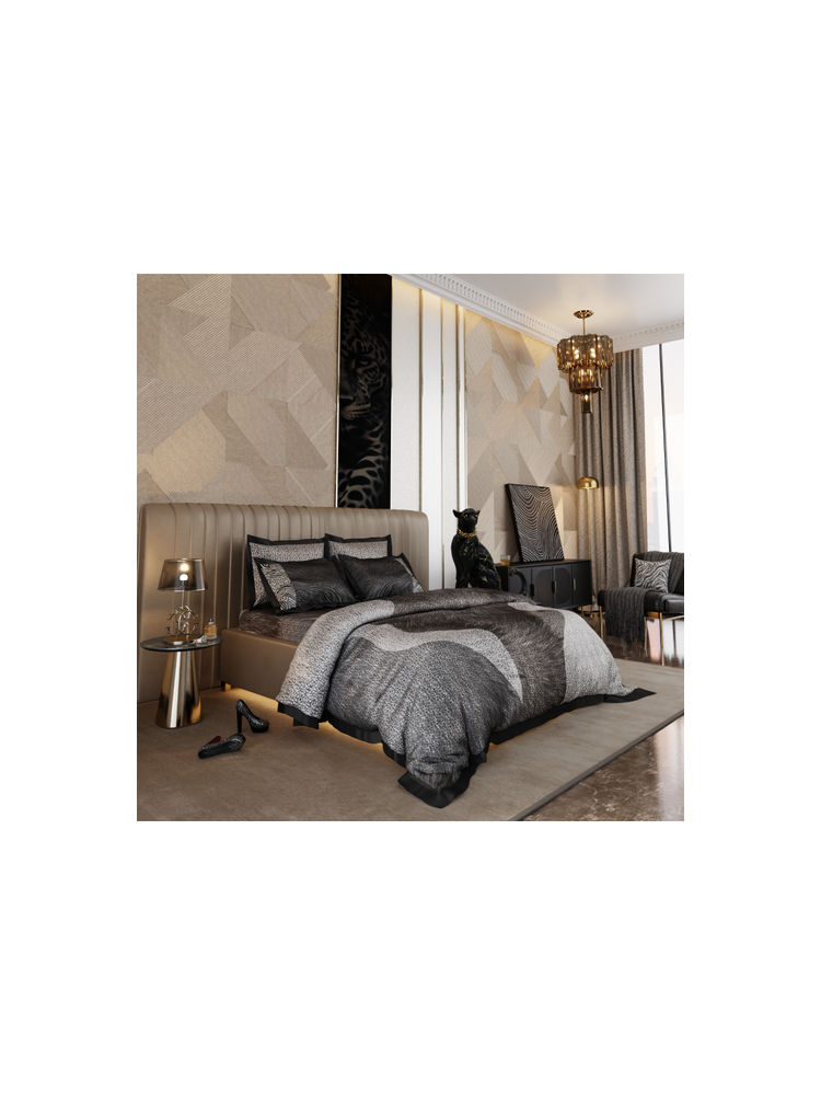 Stoa Paris Multi-Color Enriched 300TC Aesthetic AC Cotton Comforter (King)-image-45