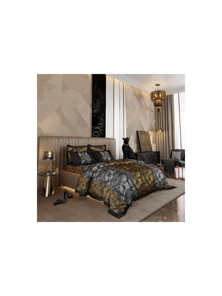 Stoa Paris Multi-Color Enriched 300TC Aesthetic AC Cotton Comforter (King)-picture-13