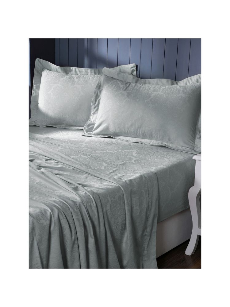 Maspar King Size Blue Ethnic King Bedsheet and Pillow Case with Box-picture-23