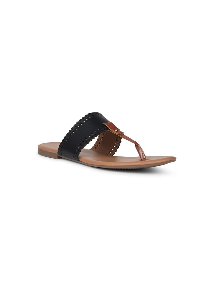Bata Women Casual Black Flats-image-7