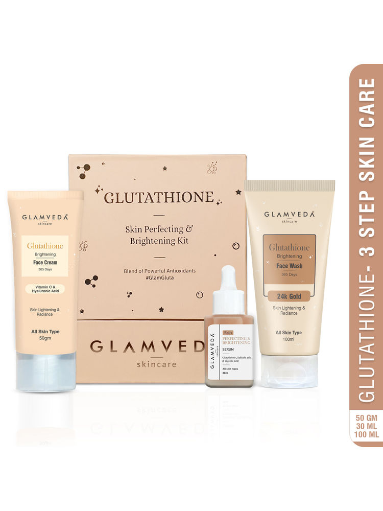 Glamveda Glutathione Skin Brightening & Dark Spots Removal 3 Steps Combo-image-45