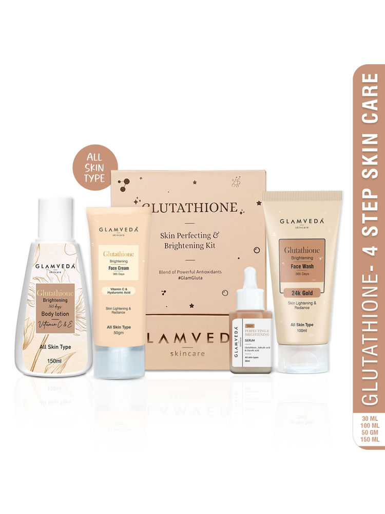 Glamveda Glutathione Skin Brightening & Dark Spots Removal 4 Steps Combo-image-44