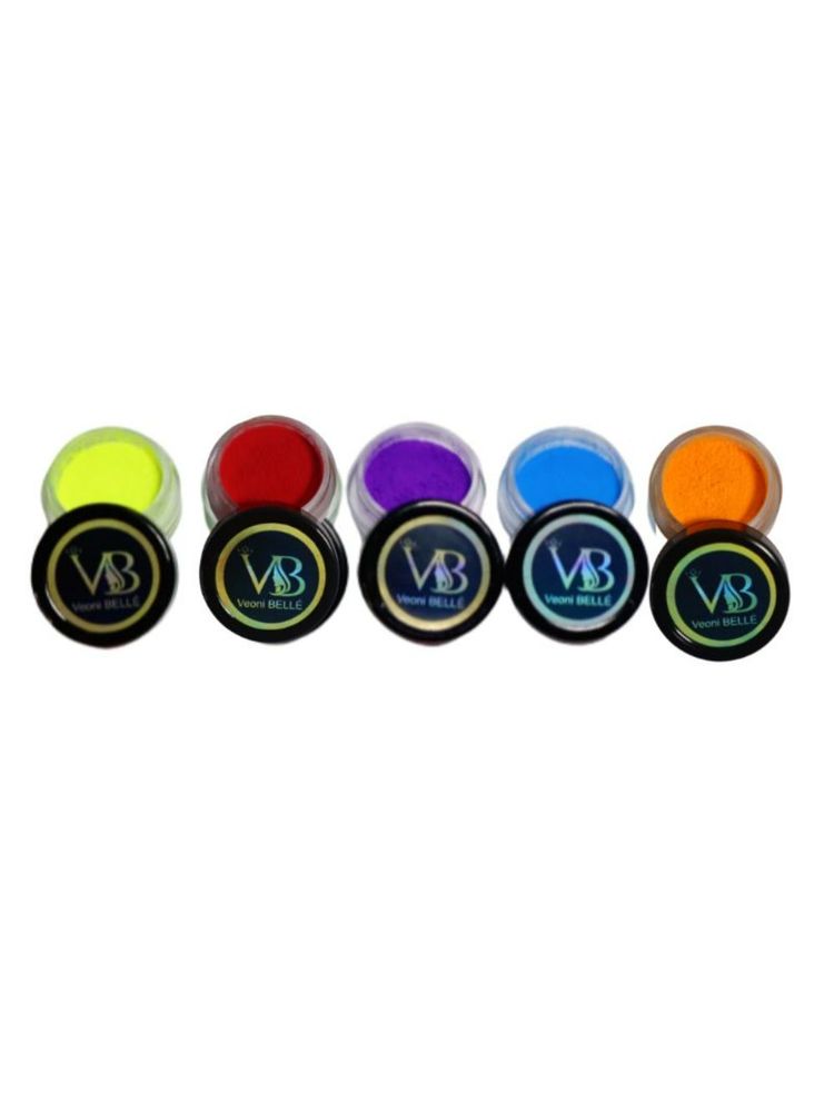 Veoni Belle Neon Pigment Eye Shadow - 5 Pc Set Shade1-picture-22