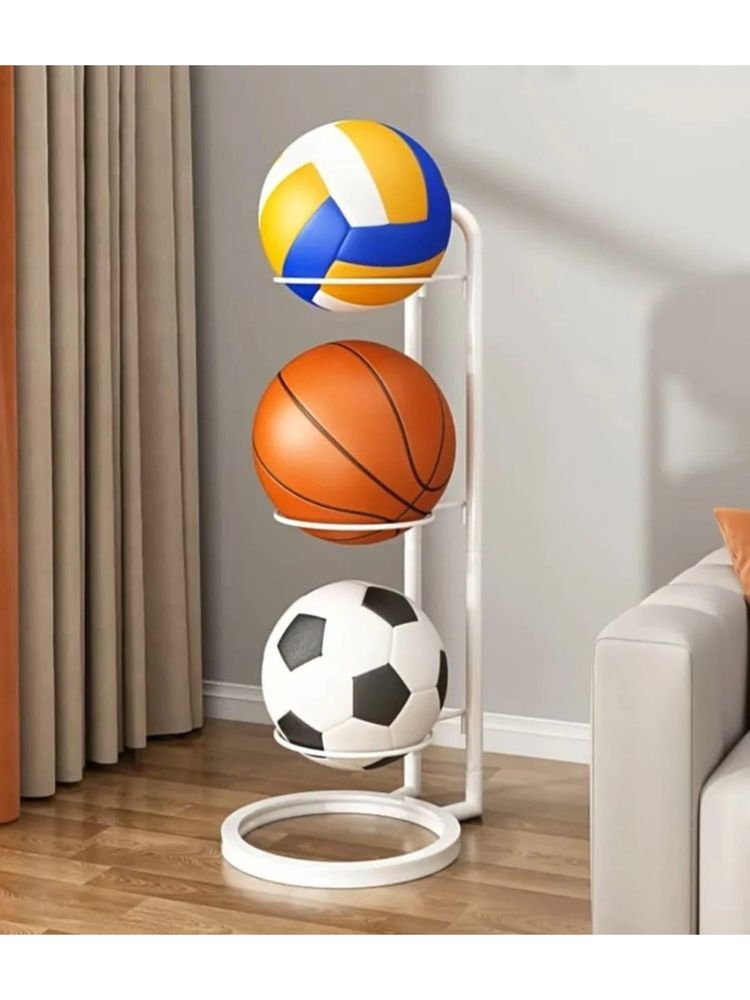 ARHAT ORGANIZERS Premium Sports Ball Stand Display Rack For Basketball-image-1