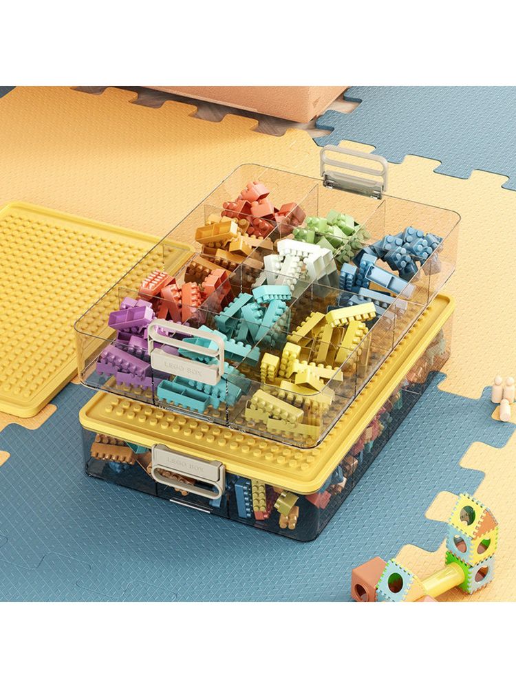 ARHAT ORGANIZERS Clear Toy Organizer Box For Building Blocks & Bricks-picture-10
