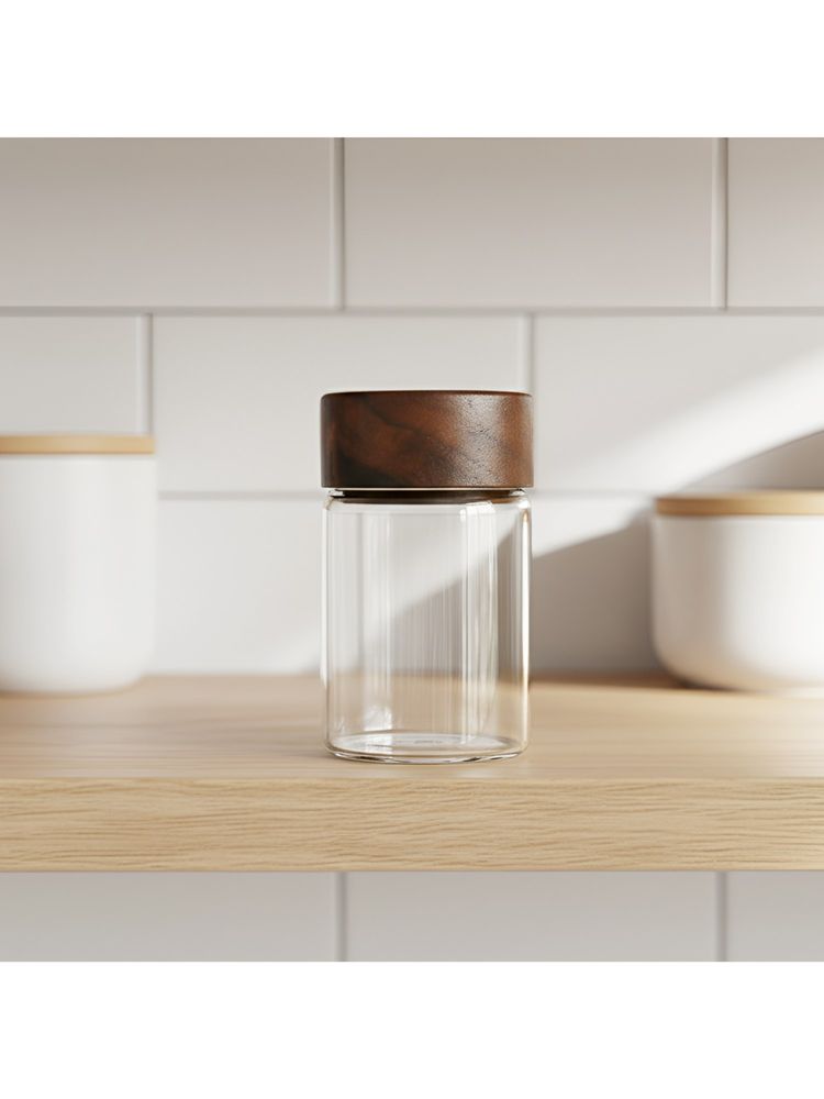 STOR Borosilicate Glass Storage Jar 90Ml-picture-2