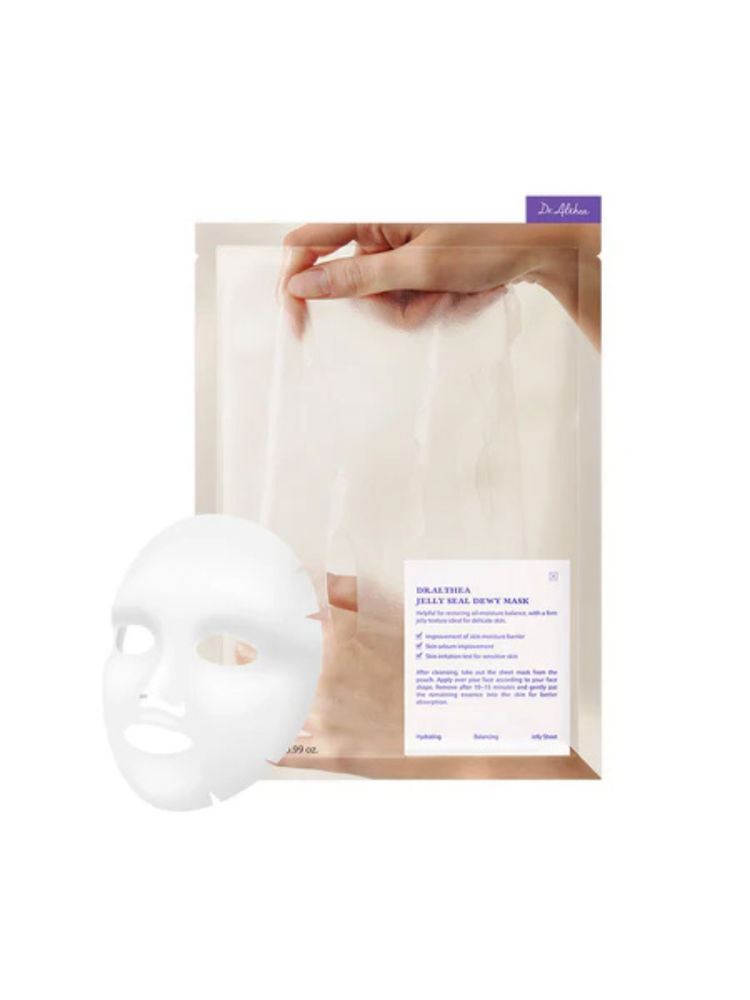 Dr.Althea Jelly Seal Dewy Mask: Intense Hydrating Sheet Mask for Dry Skin (Pack of 4)-image-36