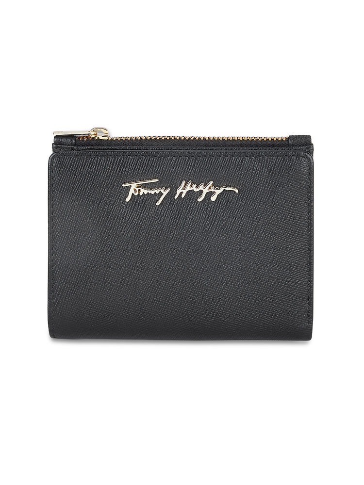 tommy hilfiger accessories Tommy Hilfiger Romania Women Leather Wallet - Black-picture-26